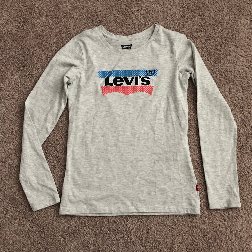 Levi’s Girls Logo Long Sleeve Shirt L